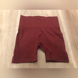 SET Active Women's Athletic Shorts in Deep Red